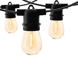 För UK - Premium Ljusslinga 10-100m med utbytbara LED-lampor - Utebelysning