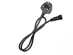 Extra förlängningskabel UK-kontakt för LY Sweden Premium ljusslinga rund kabel 5m