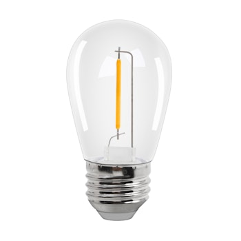 E27 LED-lampe Dæmpbar 1W - Varm hvid - 2200K
