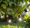 Premium Lyskæde udendørs - Udebelysning 15-100 meter med udskiftelige E27 LED-pærer