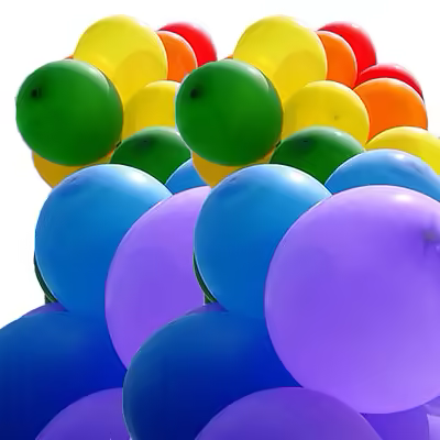 Ballonger i PRIDEFÄRGER 24 pack