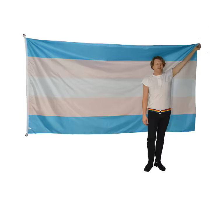 Flagga flaggstång TRANS 150x280 cm
