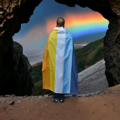 Flagga AROACE 90 x 150 cm