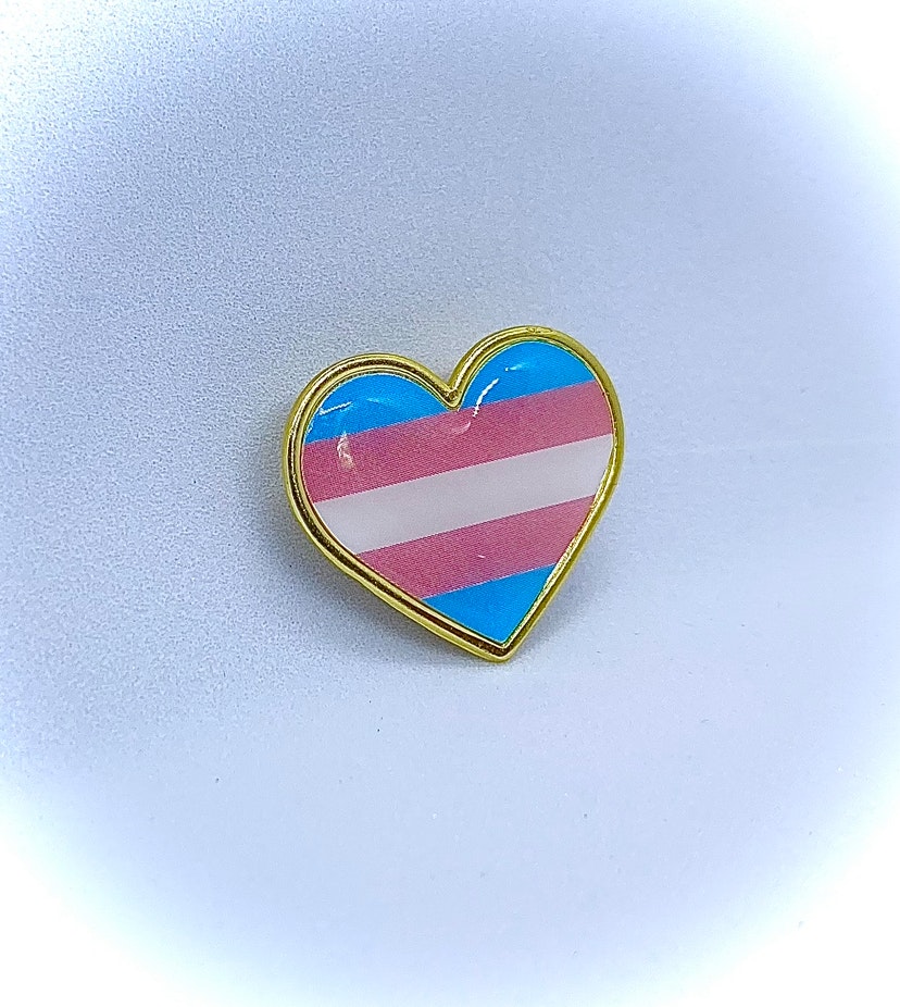 Brosch hjärta TRANS