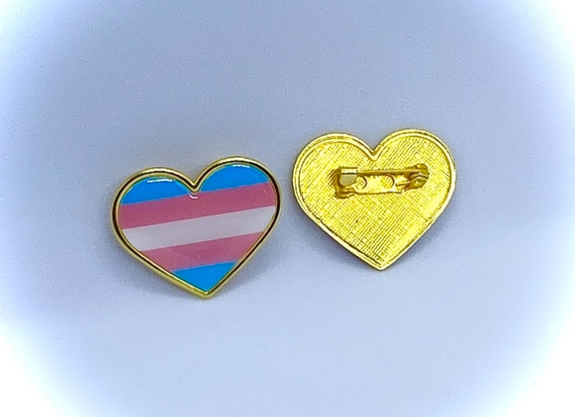 Brosch hjärta TRANS