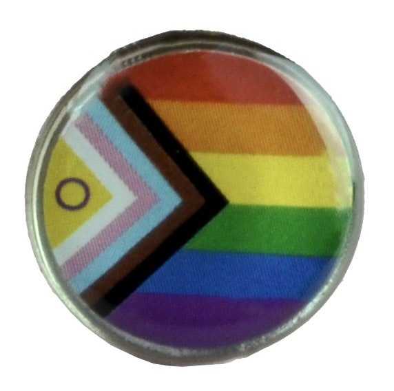 Pin rund - INTERSEX PROGRESS PRIDE