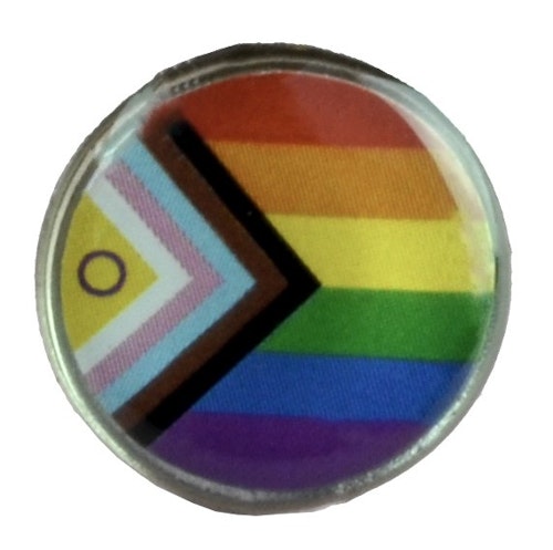 Pin rund - INTERSEX PROGRESS PRIDE