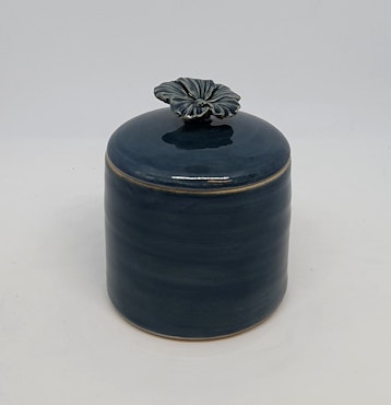 Skål med lock "Indigo"