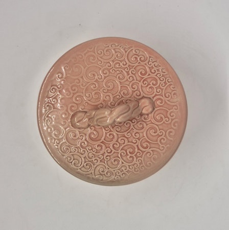 Skål med lock "Rosa"