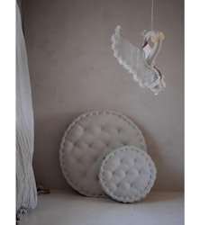 Sittpuff i linne 60 cm Zana by Mama Grå