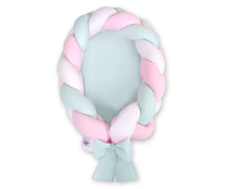 Babynest Vit-Rosa-Mint