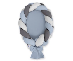 Babynest Pastel Blå-Grå-Antracit
