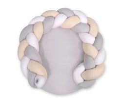 Babynest Magic Loop, Vit-Grå-Beige