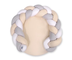 Babynest Magic Loop, Vit-Grå-Beige