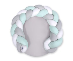 Babynest Magic Loop, Vit-Grå-Mint