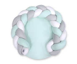 Babynest Magic Loop, Vit-Grå-Mint