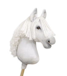 Realistic Super Hobby Horse Premium - White