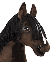 Realistic Super Hobby Horse Premium - Dark Bay