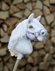 Realistic Super Hobby Horse Premium - White