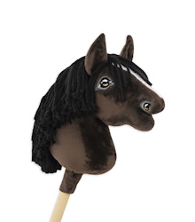 Realistic Super Hobby Horse Premium - Dark Bay