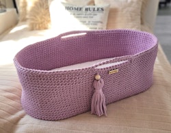 Moseskorg Boho Handmade Lavender