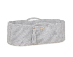 Moseskorg Boho Handmade Grå