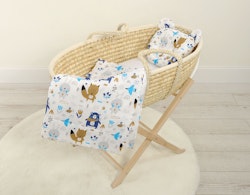 Kudde Nalle och Täcke, Bäddset - Navy Blue Bears