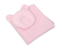 Kudde Nalle och Täcke, Bäddset - Rosa