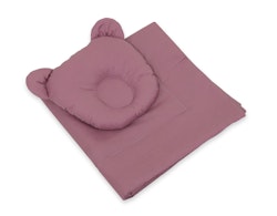 Kudde Nalle och Täcke, Bäddset - Pastel Lila