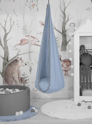Hängstol, Gunga för barn - Pastel Blå
