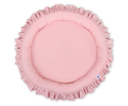 Lekpöl med volang pastel rosa