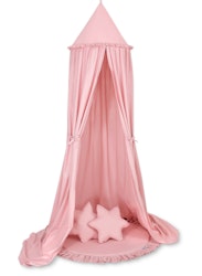 Sänghimmel i bomull till barnrummet - Pastel Rosa