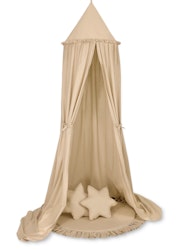 Sänghimmel i bomull till barnrummet - Beige