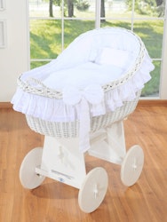 Babykorg, Moseskorg Aurelia, Vit