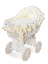 Babykorg, Moseskorg Aurelia, Cream & Vit