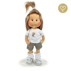 Stor handgjord docka 38 cm Monika