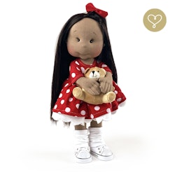 Stor handgjord docka 38 cm Isabella