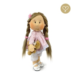 Stor handgjord docka 38 cm Karolina