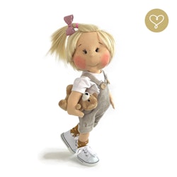Stor handgjord docka 38 cm Susanna
