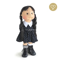 Stor handgjord docka 38 cm Midnight