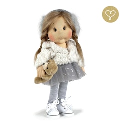 Stor handgjord docka 38 cm Ronja