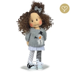 Stor handgjord docka 38 cm Nadia