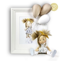 Fin och unik tavla, Handmade, Melody