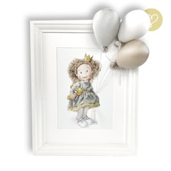 Fin och unik tavla, Handmade, Matilda