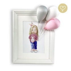 Fin och unik tavla, Handmade, Karina