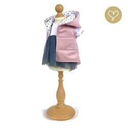 Lulu Dolls, huvväst, klänning och halsduk