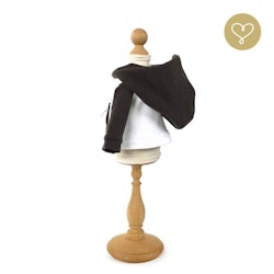 Lulu Dolls, luvtröja med fickor, mörkbrun