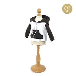 Lulu Dolls, luvtröja med fickor, mörkbrun
