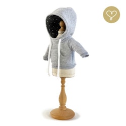 Lulu Dolls, luvtröja med fickor, grå