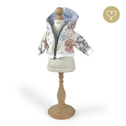 Lulu Dolls, kofta med huva, blommor